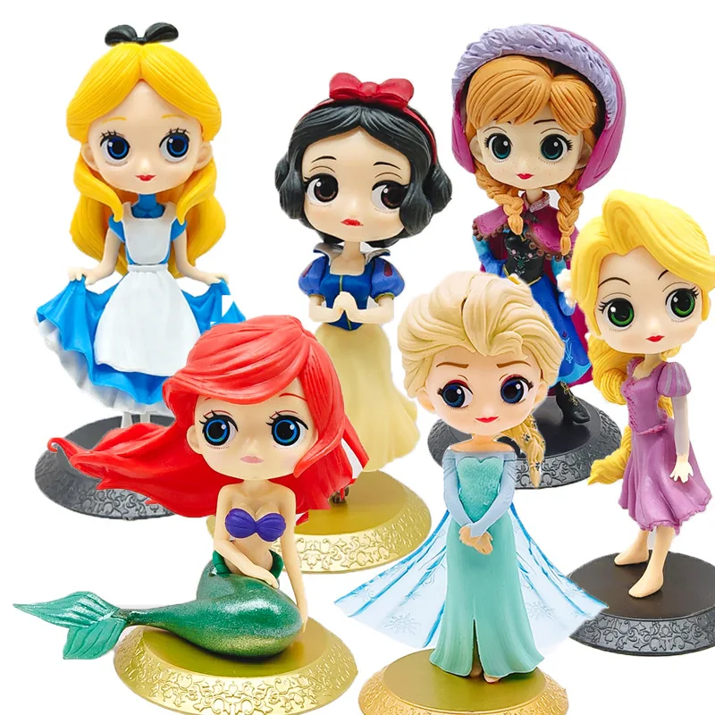 small plastic princess figurines