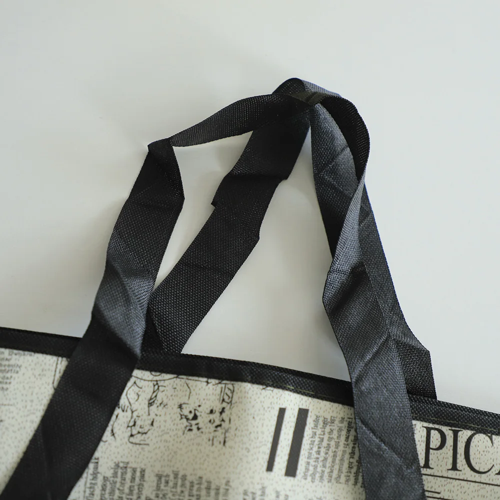 product waterproof large capacity moving bag covered with non woven fabric material foldable non woven fabric tote bag-14