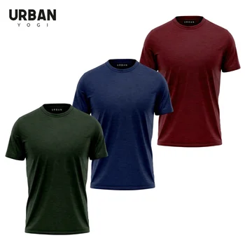 High quality Tri Blend 100% cotton American size o-neck men's oem logo plain blank t shirt t-shirt tshirts wholesale from India