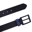 Men Jeans Belts Customize Leather Classic Vintage Men Pu Black Spray Paint Alloy Buckle Jeans Belts
