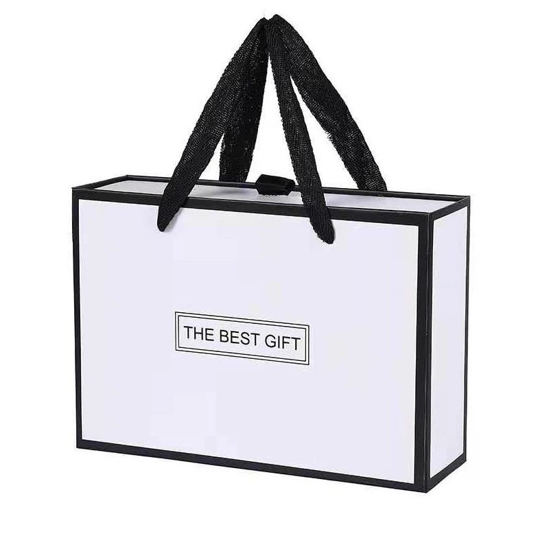 food grade paper bag tote gift bags for shopping kraft paper