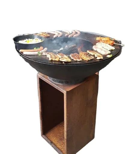 Fitness seksueel Materialisme Camping Bbq Outdoor Cooking Bbq Grill Fire Pit Corten Steel Fire Bowl With Grill  Ring - Buy Camping Bbq Fireppit,Fire Bowl,Coten Steel Fire Pit Grill  Product on Alibaba.com