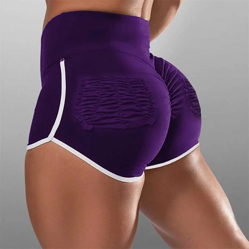 2023 Fashionable Yoga Running Women's Body Fit Shrunk Design Top Fashion Women Shorts High Waist Yoga Pants Leggings For Adults