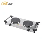 Countertop Electric 2 Burner Portable Hot Plate For Cooking 2000 Watts