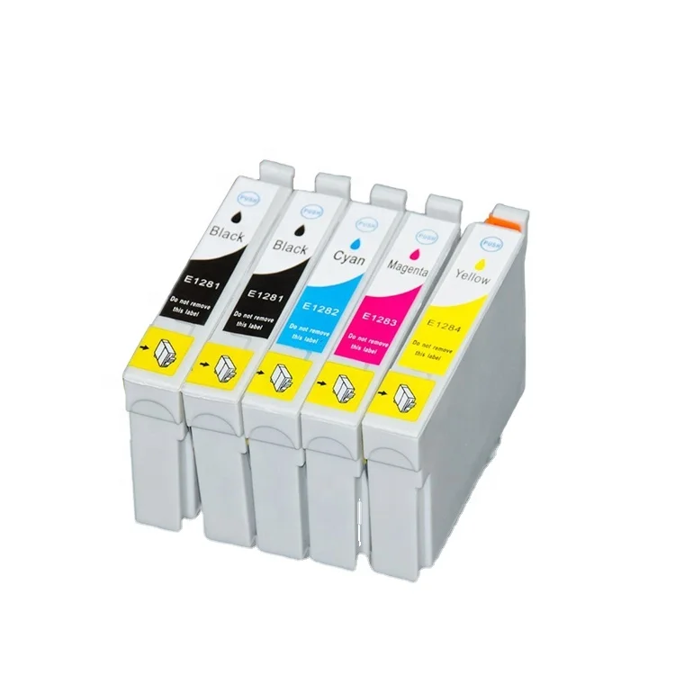 T1281 black T1282 cyan T1283 magenta T1284 yellow non oem for epson printers 