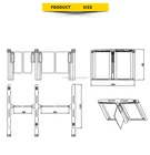 Swing Gate Automatic Turnstile Automatic Swing Barrier Turnstile Gate