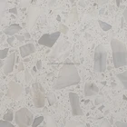White Marble Low Price Customized Large Format Artificial Stone Flooring White Marble Slab