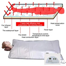 Hot in Germany!!! Sauna Beauty Presoterapia Machine/Pressotherapy One Person Infrared Slimming Blanket