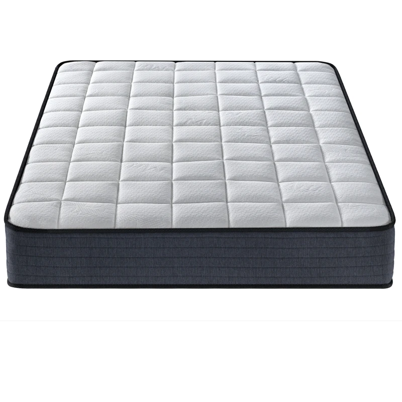 Factory Wholesale Knitted Fabric spring Foam Pocket Spring Tight Top Mattress In A Box