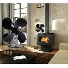 For Wood Gas Eco Fan Self-powered Stove Fan For Wood Burning / Gas Stove