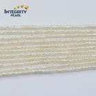 Pearl Small Size Good Luster Grade 3A Grade 2.5-3mm Short Potato Natural Freshwater Potato Pearl Strand