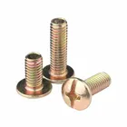 M5 M4 M5 M6 Galvanized Phillips Round Head Screw Bolt Cross Lengthen Screws Bolts 110mm-200mm Length
