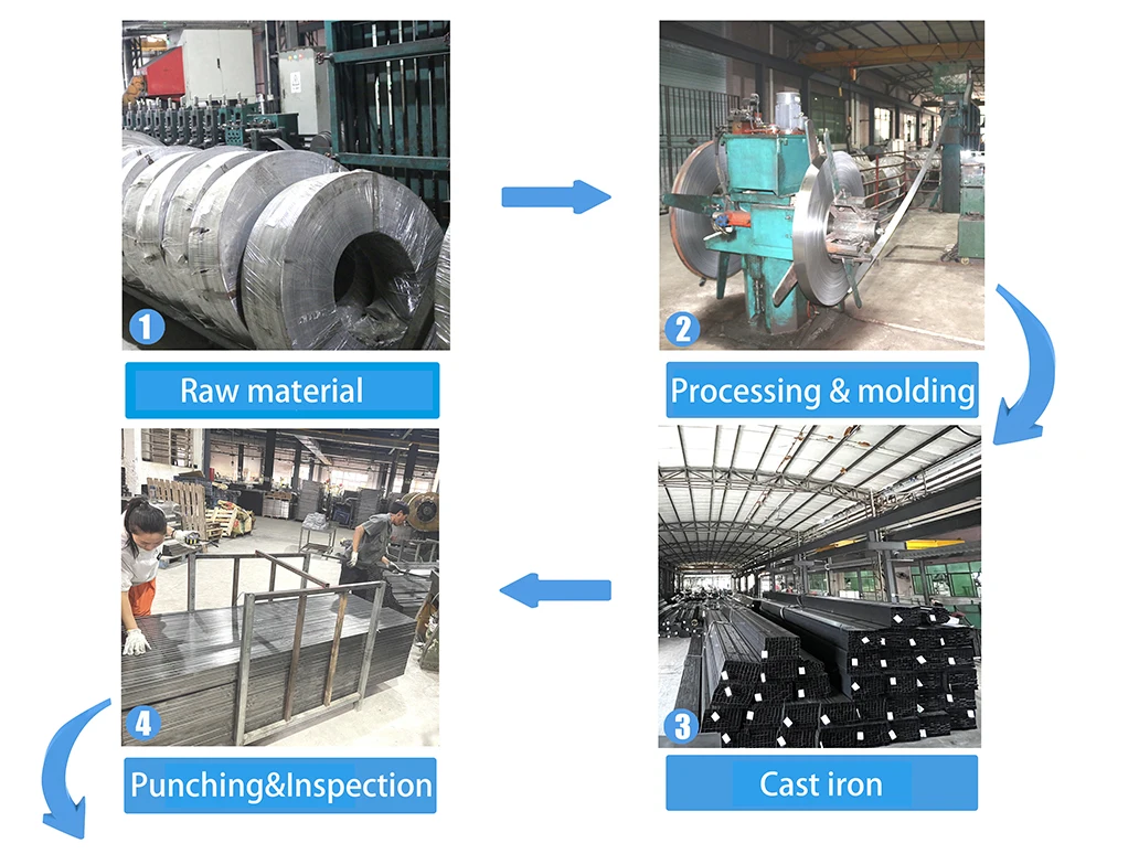 Factory Price modern style security iron doors home security door for warehouse safety