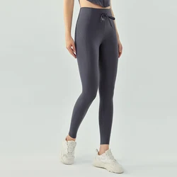 New Custom Butt Lift Fitness Leggings Gym Workout Pants Activewear Drawstring High Waisted Breathable Yoga Leggings For Women