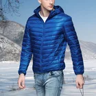 Coat Autumn Winter Warm Light Thin Duck Down Custom Logo Free Man Lightweight Jacket Men Down Coat