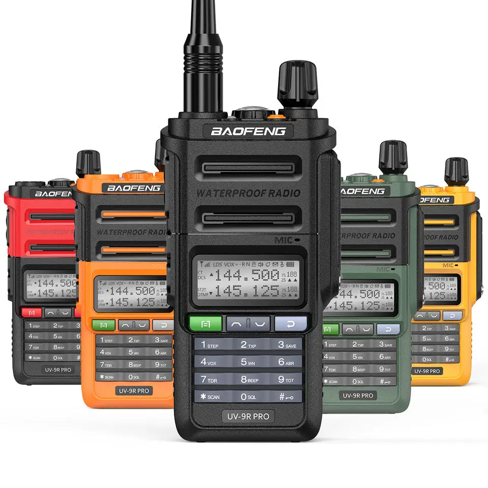 BAOFENG UV-9R walkie talkie dual band with keypad IP67 waterproof handheld radio baofeng uv9r two way radio talkie