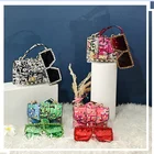 Luxury Rivet Bags And Rhinestones Sun Glasses Women Diamond Vintage Sunglasses 2021