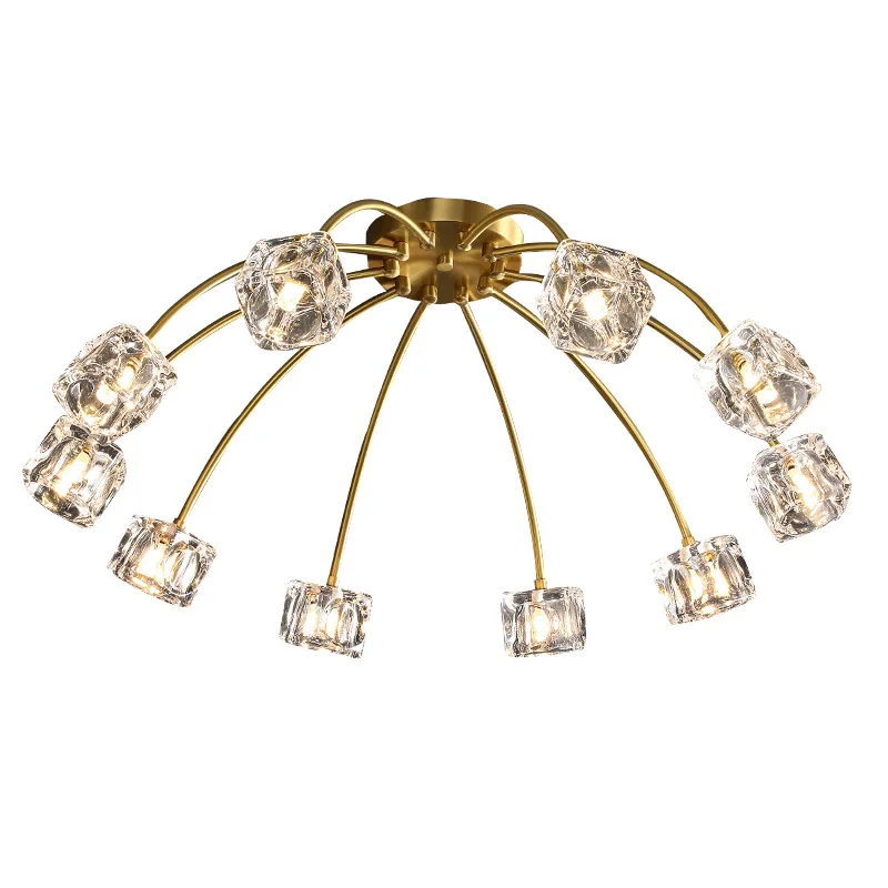 Iron Acrylic Material Modern Rings Chandelier Led Ceiling Light bedroom lights office lights