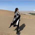 Knitted Scarves 2021 Hot Sale Women Knitted Scarf Fashion Oversize Pashmina Scarves Double Sides Colorful Cashmere Shawl