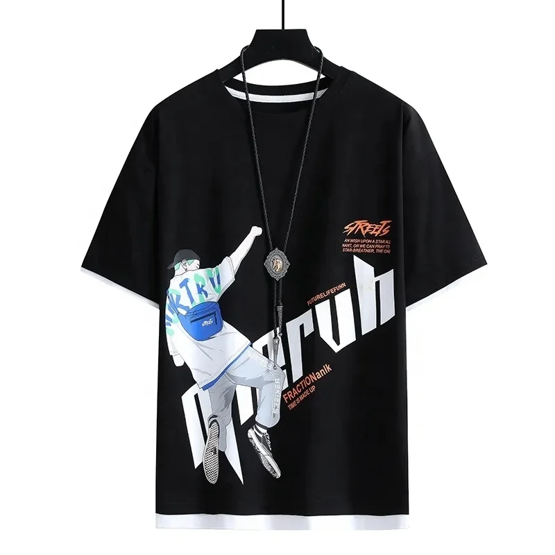 Special quality oversize promotional advertising gift heavy weight t shirt mens short sleeve t-shirt for adult size