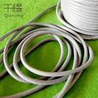 3mm Cord Leather 3mm Manufacturer Supplier 3mm Waxed Round Cord Leather Feel Draw Cord For Garment Or Bags