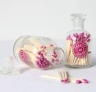 Glass Hot Sale Customized Matches Matchbox Glass Jar With Lid Matches In Glass Jar