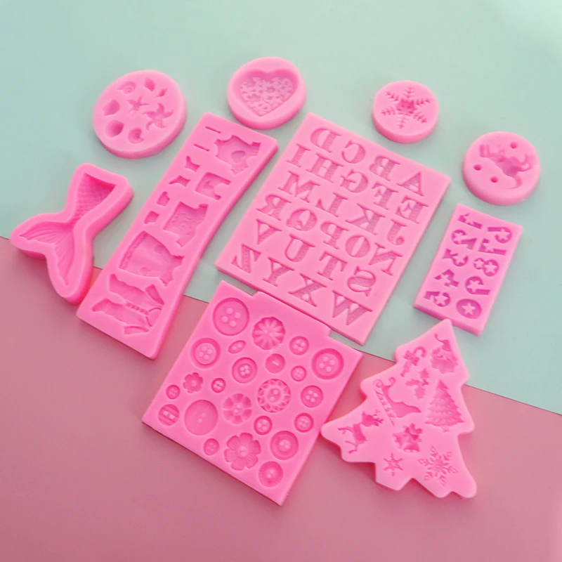 2022 Hot Sale Loving Heart Shape Silicone Mold DIY Colorful Sweet Heart Chocolate Candy Pastry Cake Decorating Tool Mold
