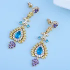 Cubic Zirconia Zirconia Earrings Korean Popular Long Earrings Woman With Aaa Cubic Zirconia Drop Earrings