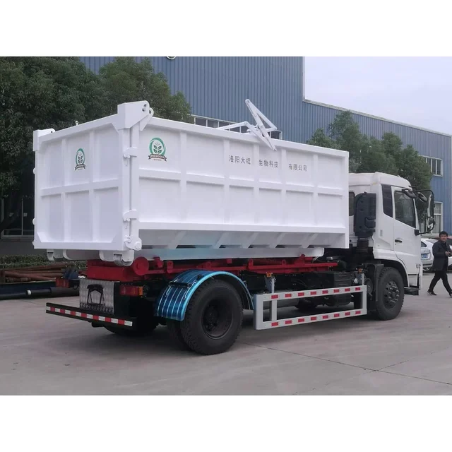 3-12Tons Low price Waste Management Container Bin with Hook Lift Arm Dumpster