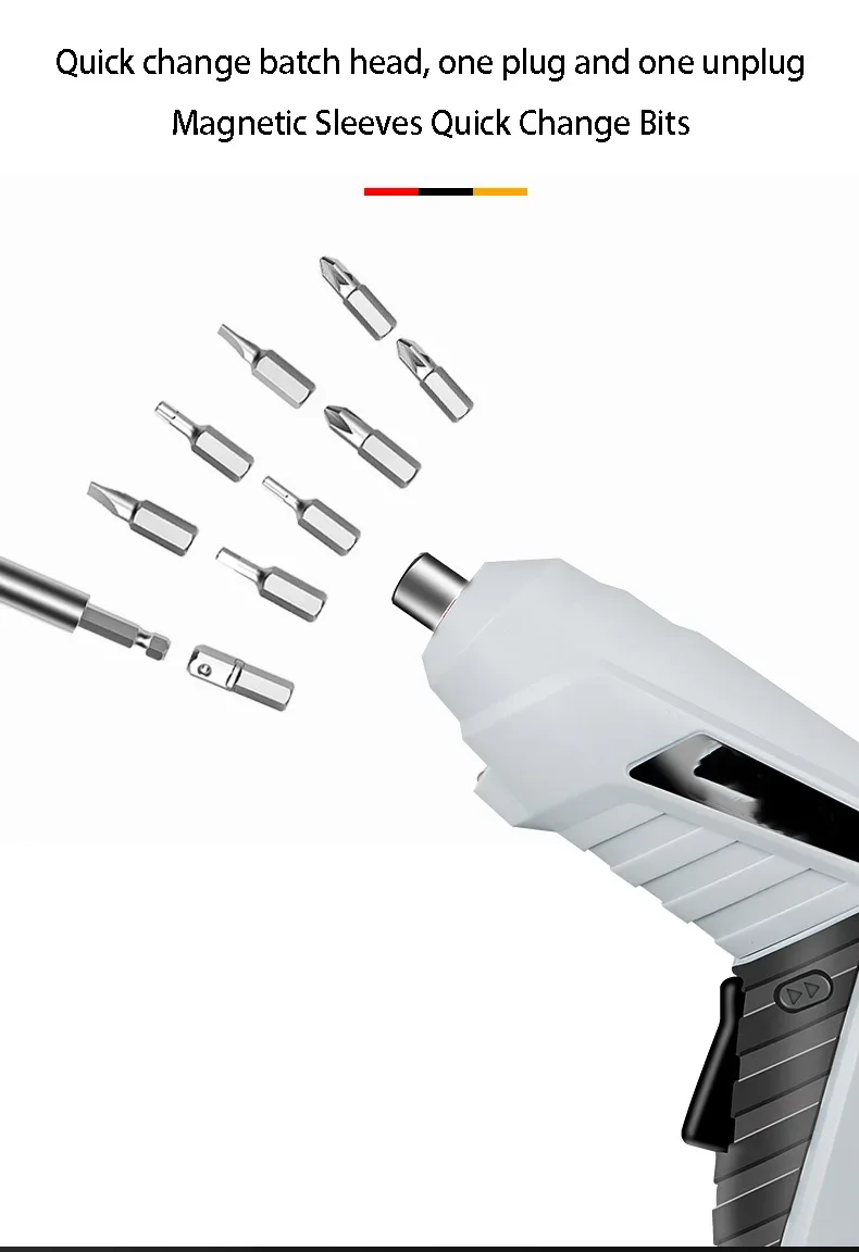 Handheld USB Cable Electric Screwdriver Multi Functional Rechargeable Lithium Electric Screwdriver Mini Screwdriver Set