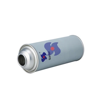 Hot sale Empty Tinplate Cans 65mm CMYK Printing 159mm Spray Portable  Butane Gas Can empty aerosol can