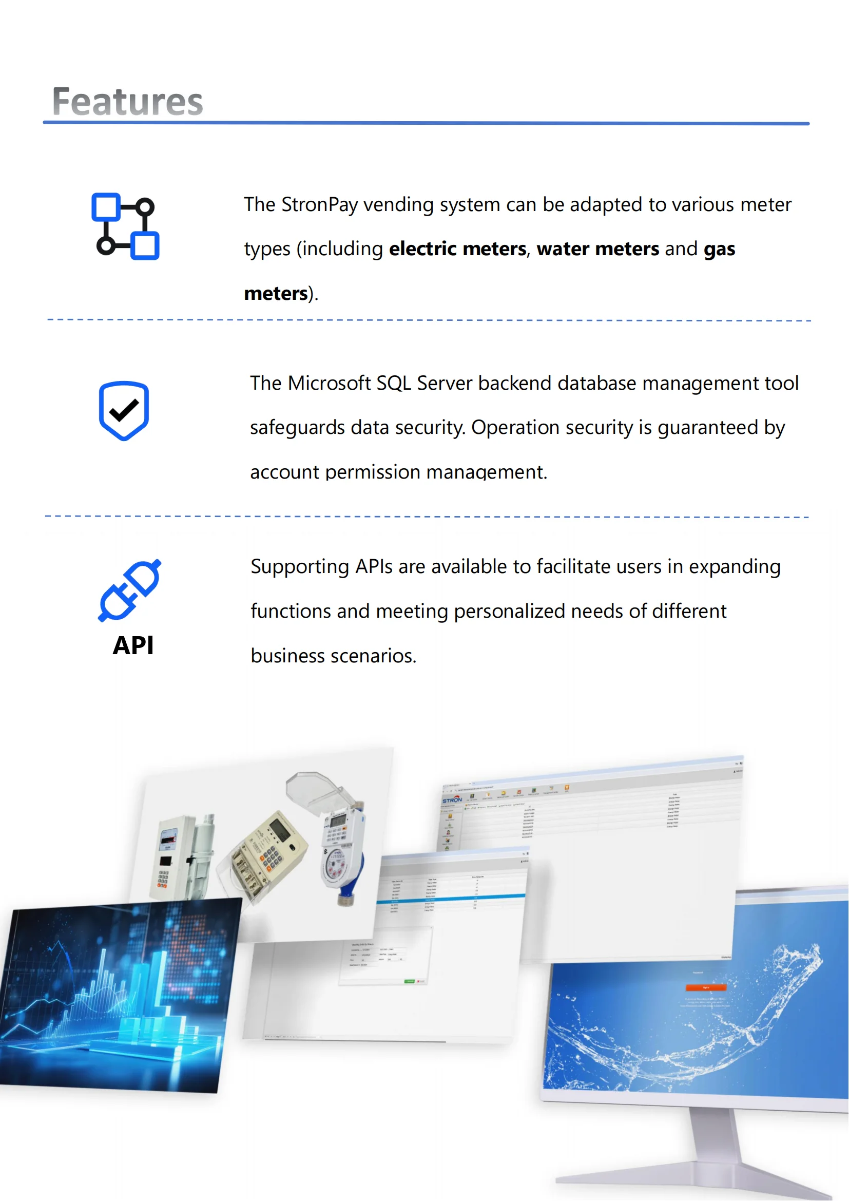 STS Smart Prepaid Water Meter with STW36-B Material 0-99999 Measurement Range and 16MPA Water Pressure