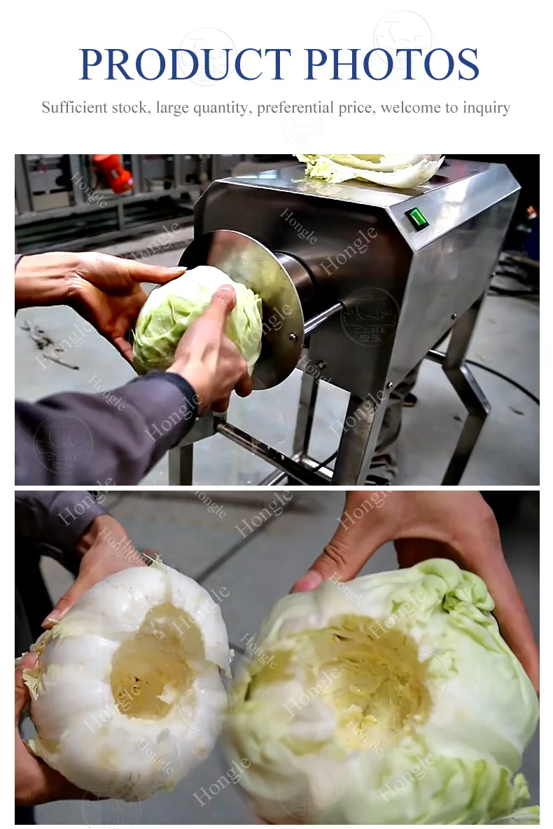 Wholesale Automatic Stainless Steel Vegetable Coring Machine for Cabbage, Broccoli, and Pepper manufacture