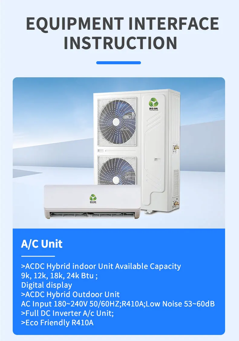 Split Air Conditioner, Solar, 2-5 - detail 14