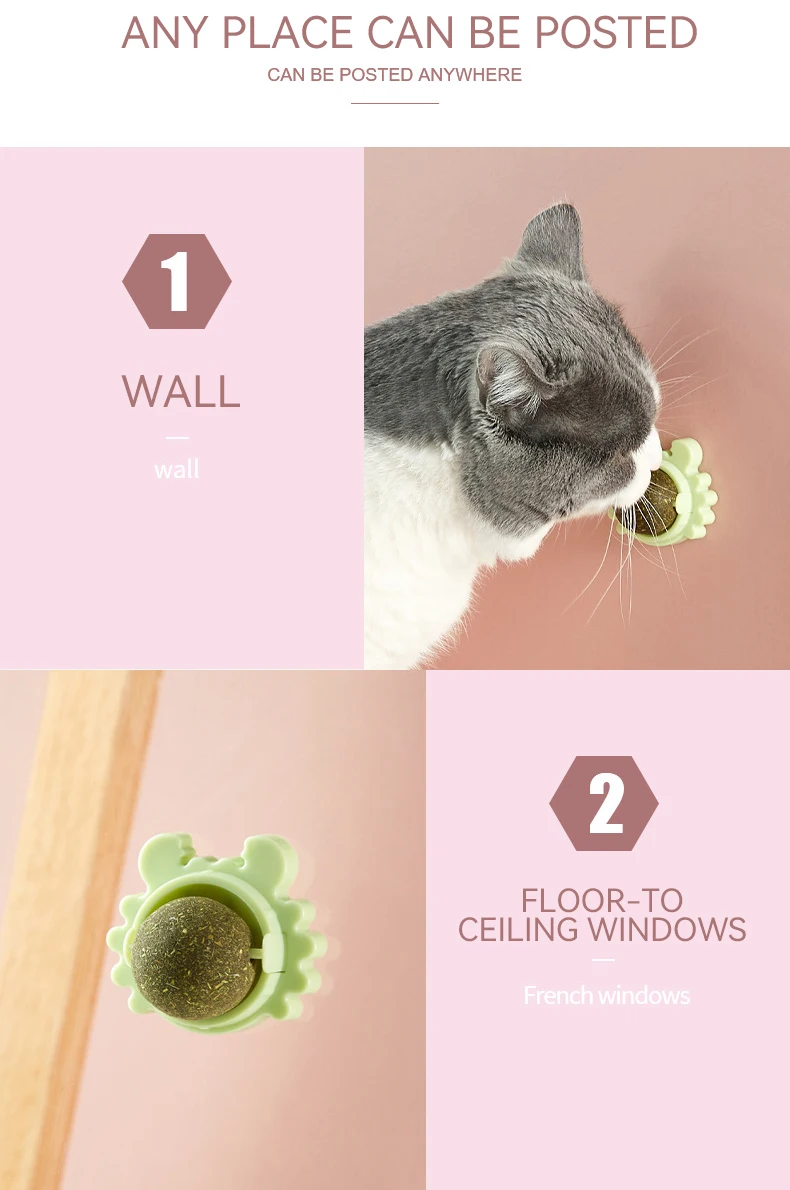 New Catnip Ball Cat Toy Teeth Grinding Creative Little Doll Plush Bell Toy Pet Products factory