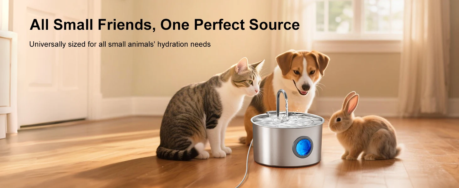 cat foutains for small animals