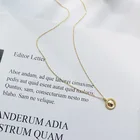 Necklace Color 925 Sterling Silver Necklace Gold Color Carving Design Morning Sun And Night Moon