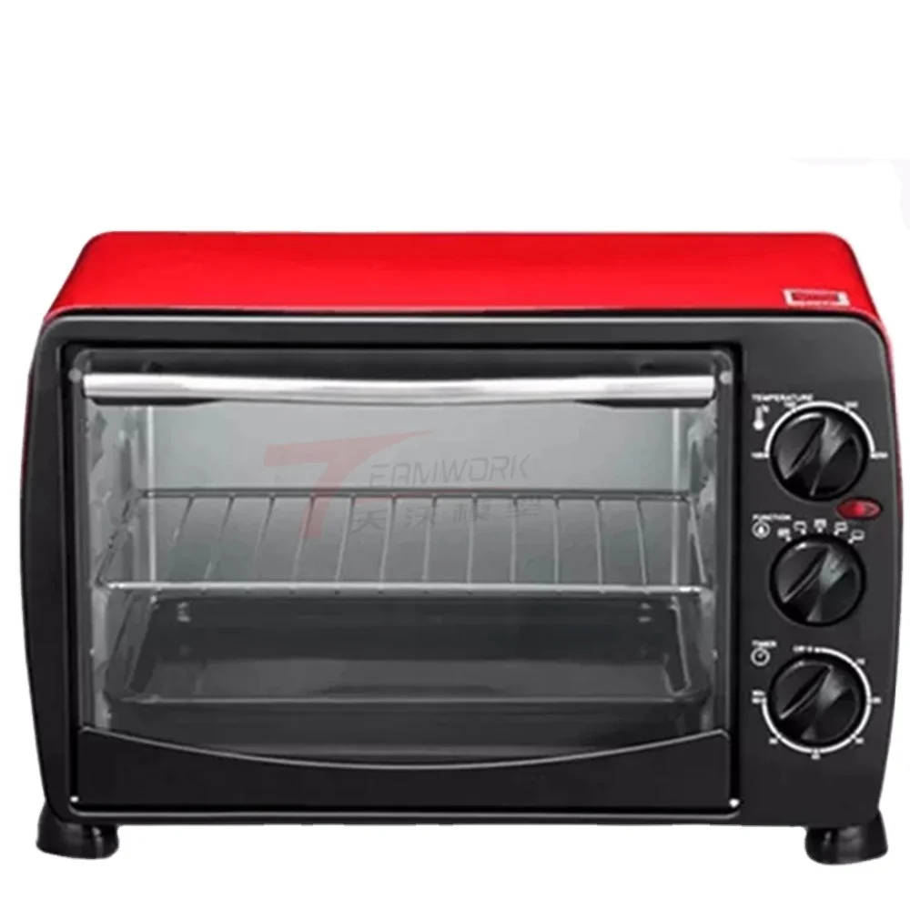 Horno Eléctrico Black + Decker con Sistema de Convección Natural Hornea,  Asa y Tuesta, 11 Litros, TO1705SG