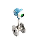 Factory Price Precession Vortex Flowmeter Flange Connection Gas Flow Instrument Industrial Air Flow Meter