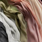 Cotton Plain Cotton Hijab Breathable Plain Light Weight Rayon Modal Twill Cotton Woven Modal Hijab Scarf