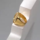 18k Gold Diamond Ring Gold Plated Ring Hot Selling 18K Gold Plated Vintage Embossed Moon Diamond Star Ring