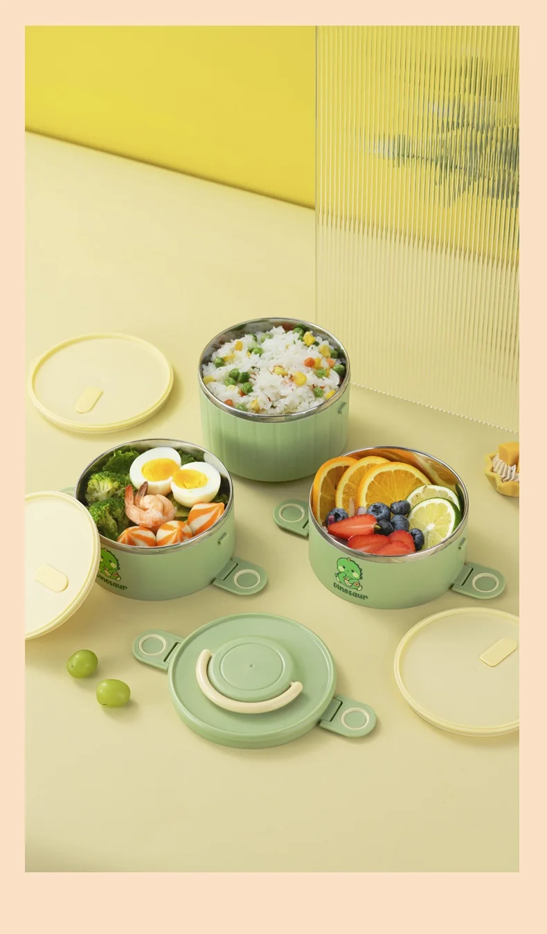 Factory Prices Stainless Steel Insulated Lunch Box Multi-Layer Students Special Work Portable Insulation Portable Bento Box_19
