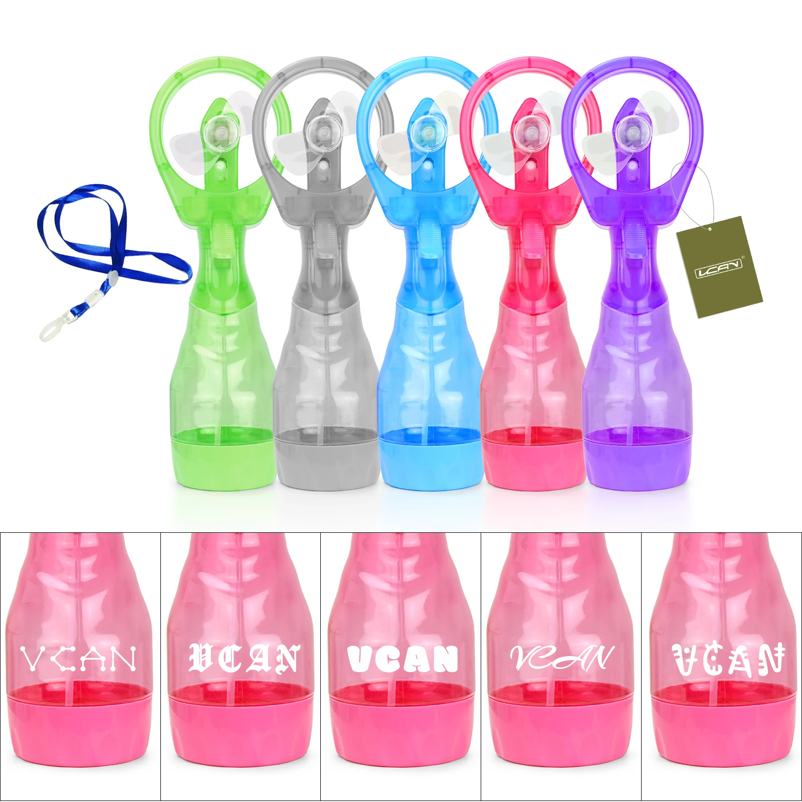 Spray Bottle Cooling Fan, Portable, 5, Battery - detail 6