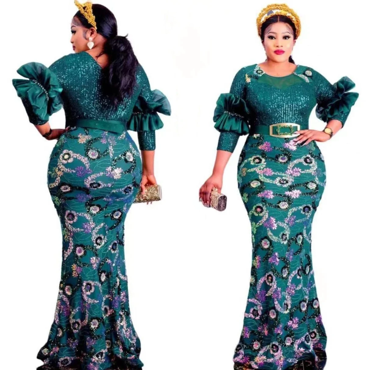 Plus Size African Party Long Dresses For Women New Dashiki Ankara