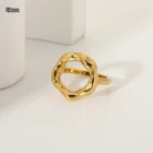 Ring Gold Plated 2021 Fashion New Creative Women's Flower Shaped Ring With Copper Gold Plated