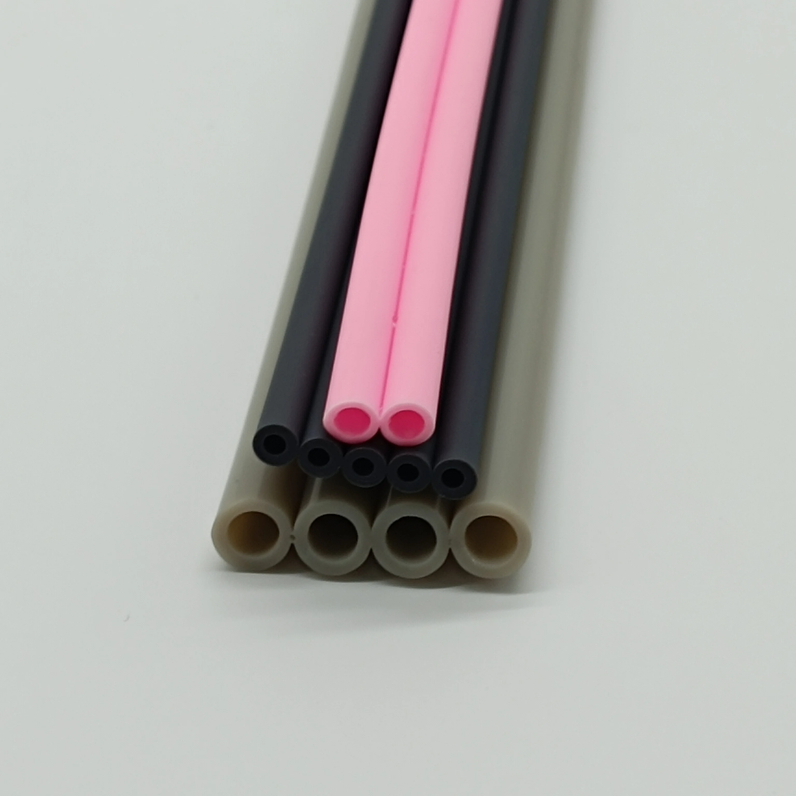 Customizable Moulding Porous Color Silicone Hydraulic Hose Smooth Surface Anti-Aging Industrial Use Processing Service Cutting details