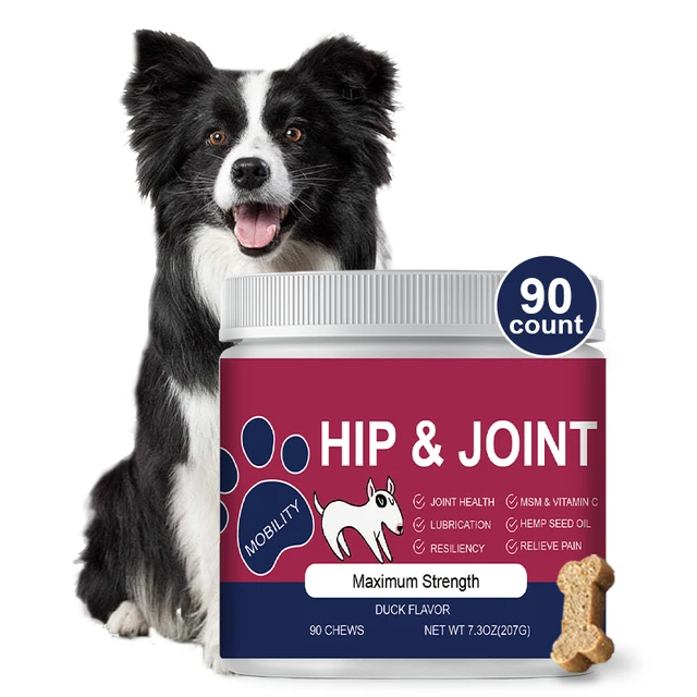 Customized Glucosamine & Chondroitin Joint Support Soft Chews for Dogs: Natural Hip and Joint Health Relief for Optimal Mobility