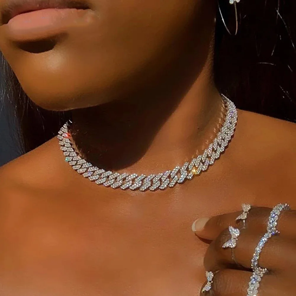 Buy Miami Cuban Chain Chokers Necklace 