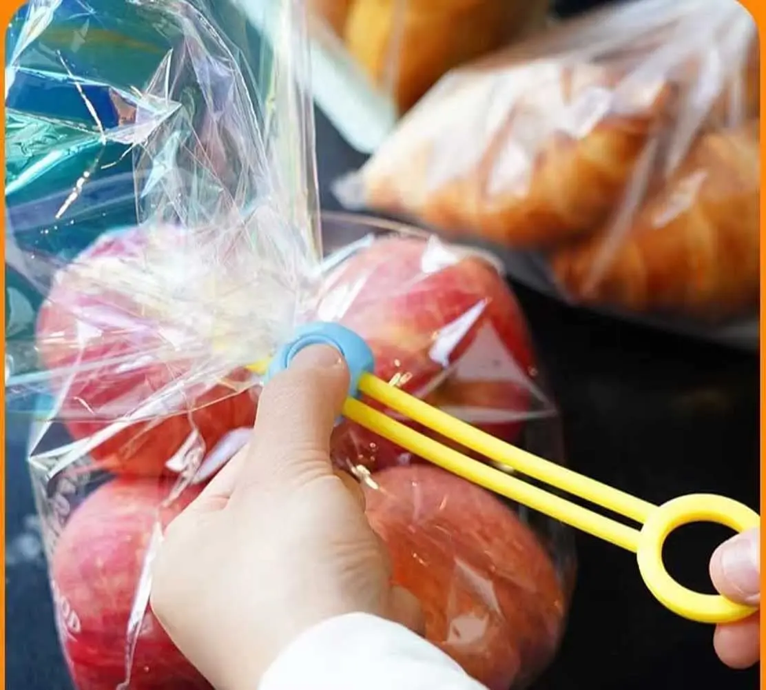 Upgraded Snack Bag Sealing Strap, Food Bag Clips, Multi-Purpose Sealer,  Reusable Cable Ties for Home Kitchen Office