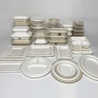 Disposable Plate Disposable Dinner Plate Biodegradable Tableware Paper Tableware Bagasse Sugar Cane Plate